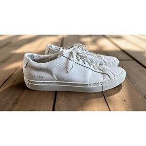 Common Projects Original Achilles Leather White Italian Sneaker Shoe Size 40 (7)